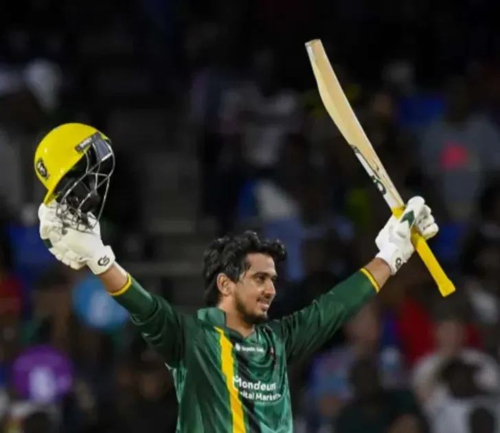 Saim Ayub’s century leads Jamaica Kingsmen to 11-run win over St Kitts and Nevis Patriots